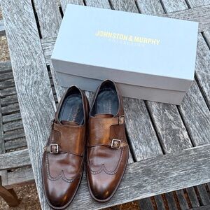 Johnston & Murphy Brown Leather Men's Shoes
